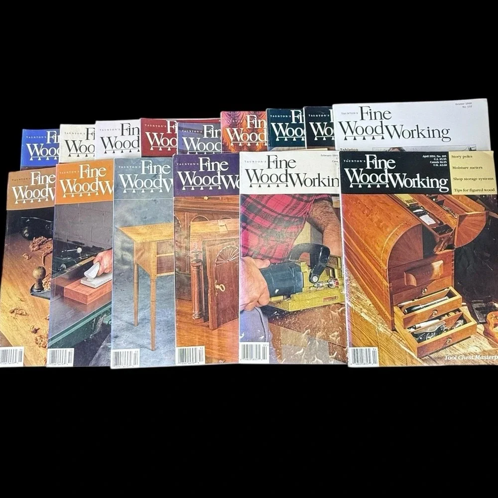 Vintage Fine Woodworking‎ Magazine Lot Of 18 - Some Duplicates